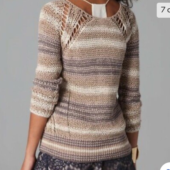 Free People Crochet Sweater XS Top
Long Sleeves BEIGE Ivory GREY
Boho Hippie - Picture 3 of 16